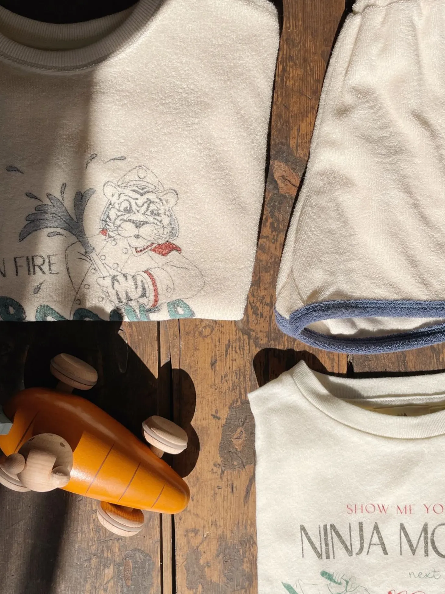 Konges Sløjd Itty Shorts - Antique White*Born Bukser & Shorts