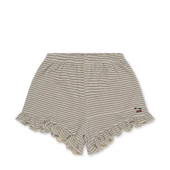 Konges Sløjd Itty Shorts Med Flaeser - Stripe Bluie*Born Bukser & Shorts