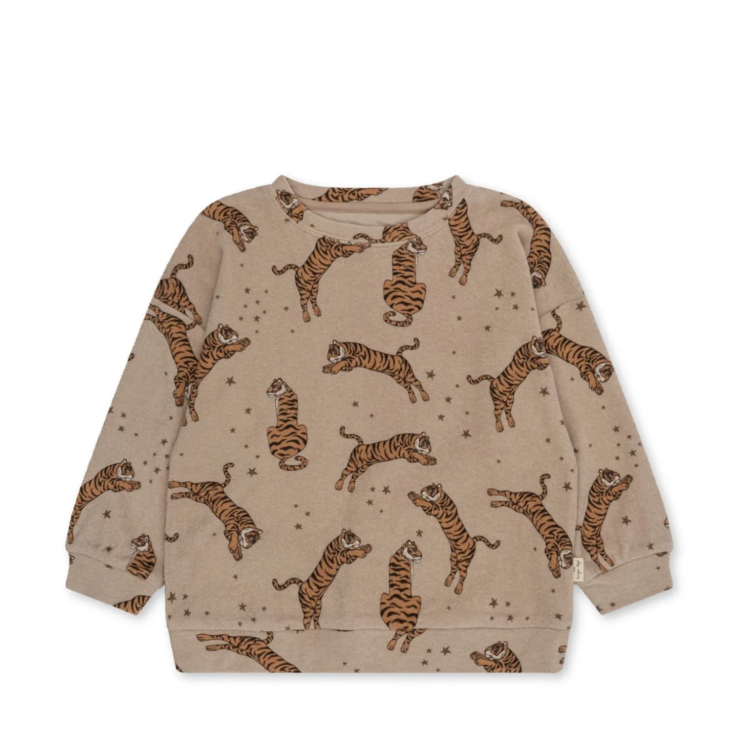 Konges Sløjd Itty Sweatshirt - Tiger Sand*Born Overdele