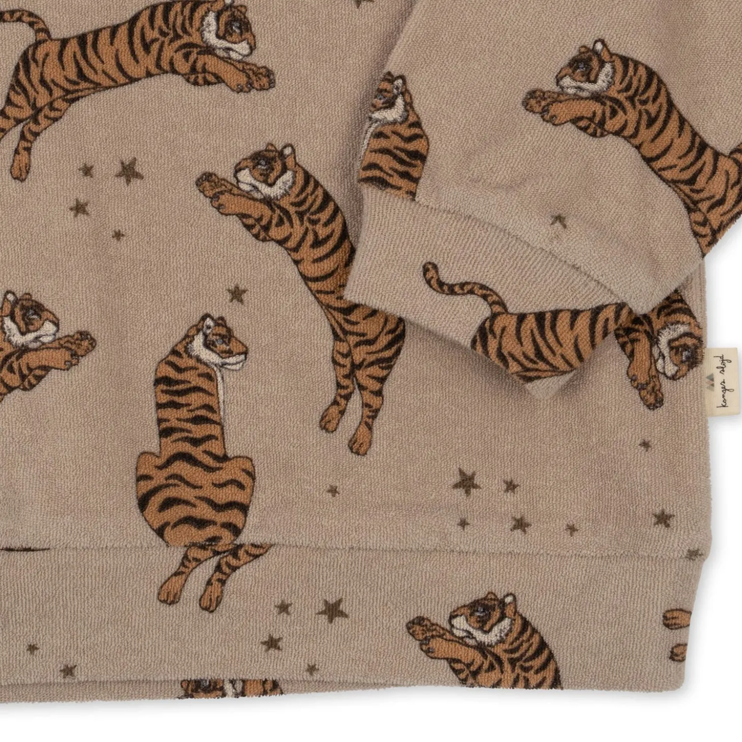 Konges Sløjd Itty Sweatshirt - Tiger Sand*Born Overdele