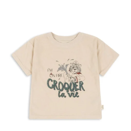 Konges Sløjd Itty T-Shirt - Antique White*Born Overdele