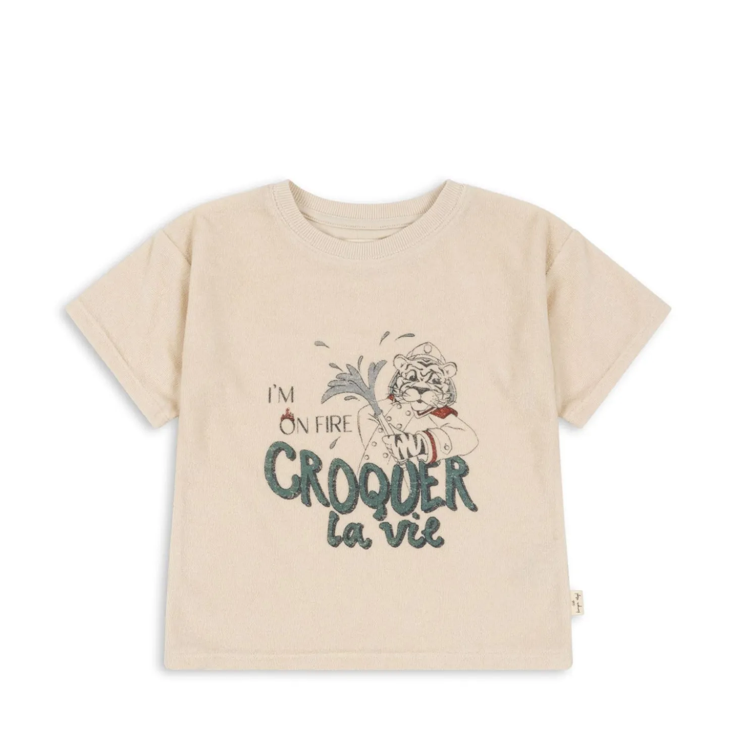 Konges Sløjd Itty T-Shirt - Antique White*Born Overdele