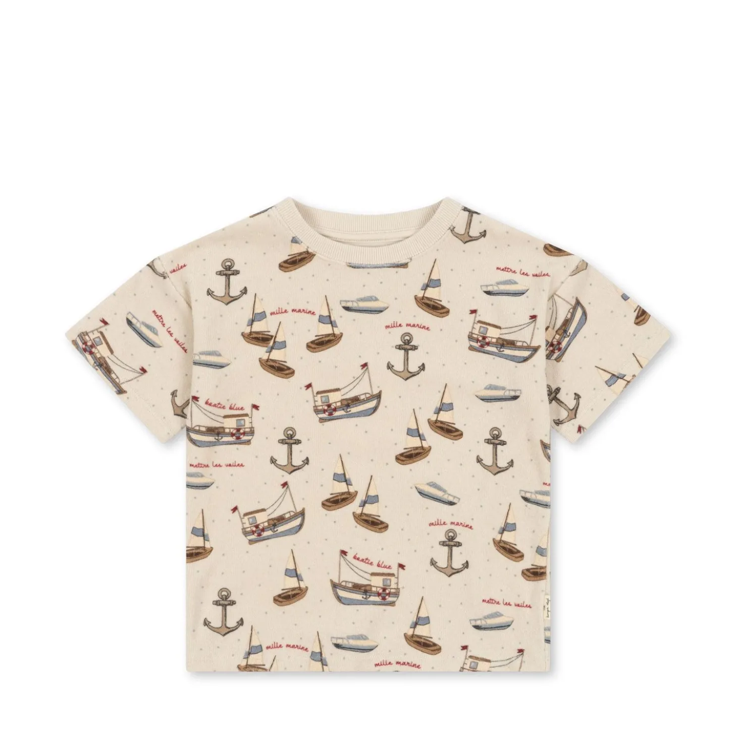 Konges Sløjd Itty T-Shirt - Sail Away*Born Overdele