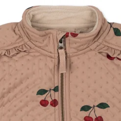 Konges Sløjd Jersey Termojakke Med Flaeser - Ma Grande Cerise Blush*Born Termotøj