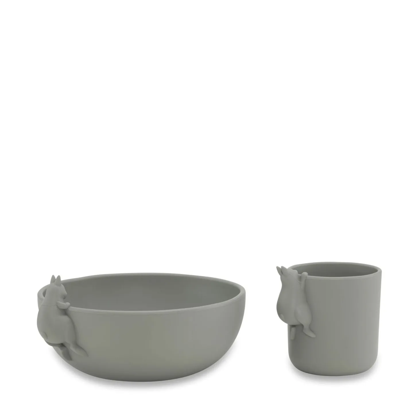 Konges Sløjd Kanin Skal Og Kop Saet - Quarry Blue* Borddaekning