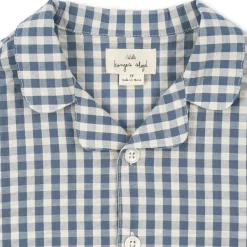 Konges Sløjd Kim Ss Skjorte - Captains Blue Check*Born Overdele