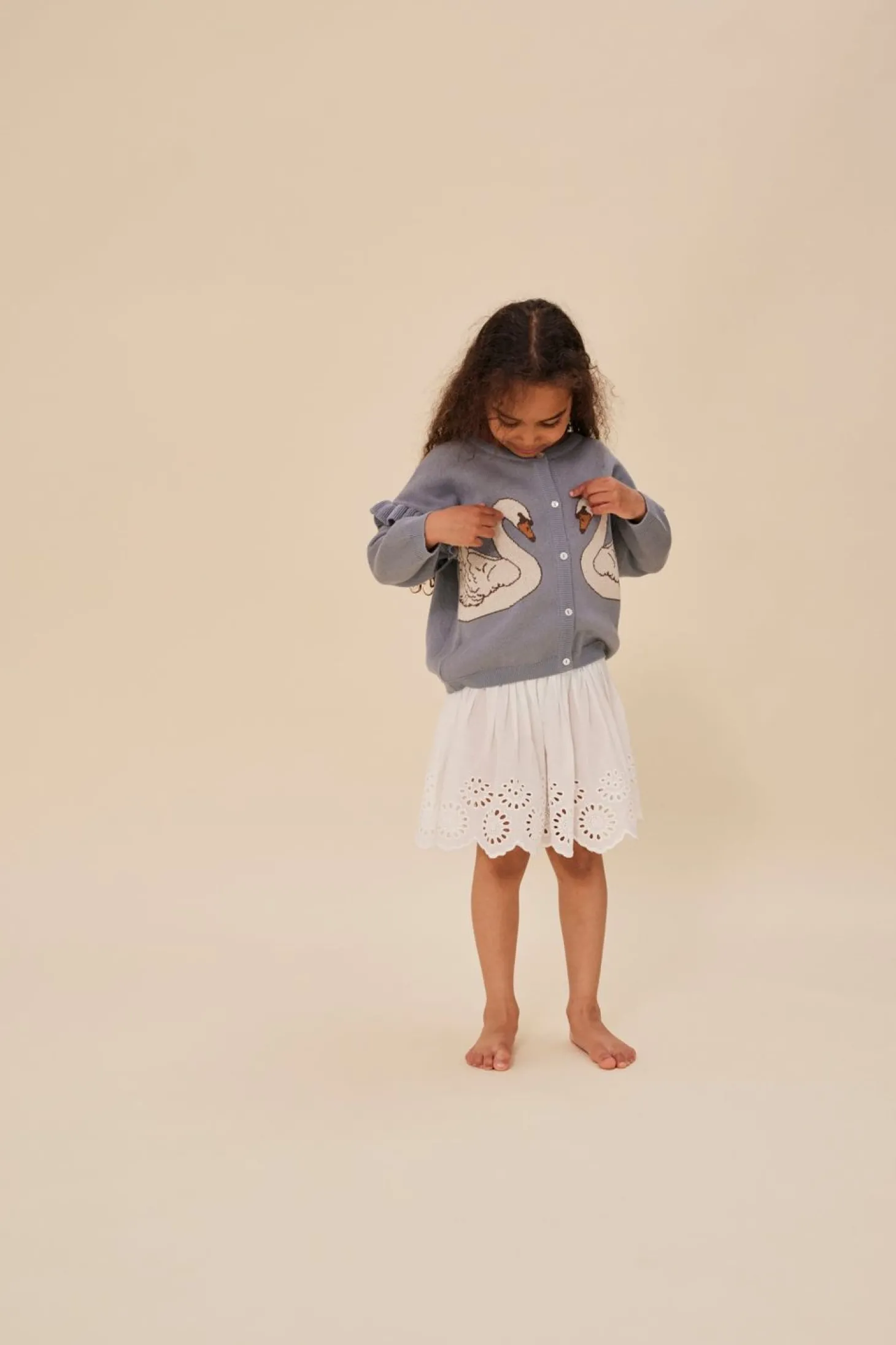 Konges Sløjd Lapis Cardigan Med Flaeser - Tradewinds*Born Cardigans