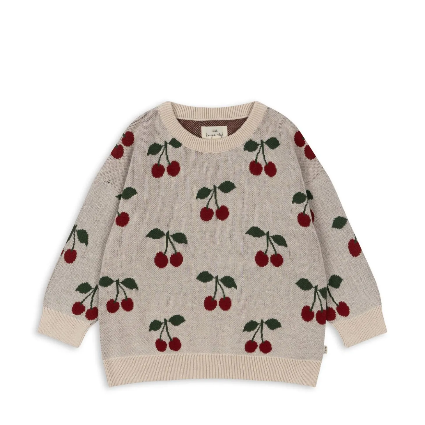 Konges Sløjd Lapis Strikbluse - Cherry*Born Overdele