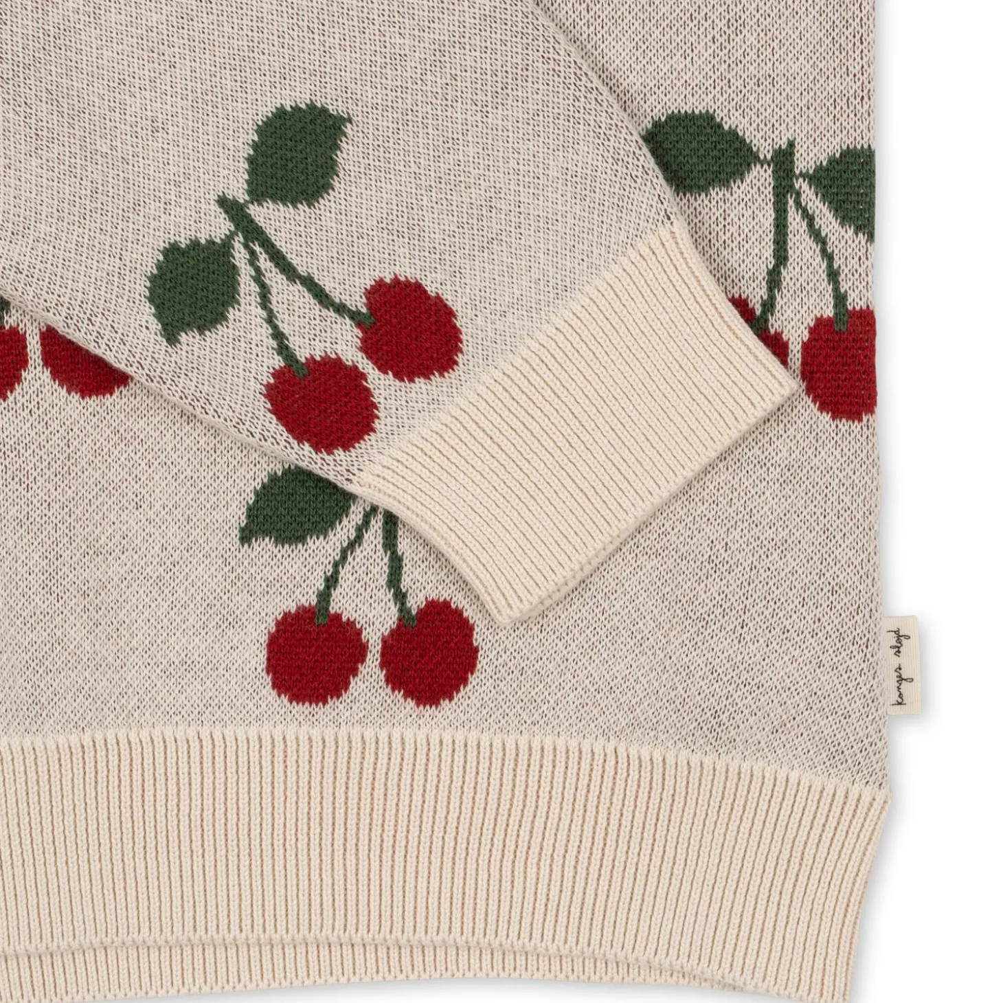 Konges Sløjd Lapis Strikbluse - Cherry*Born Overdele