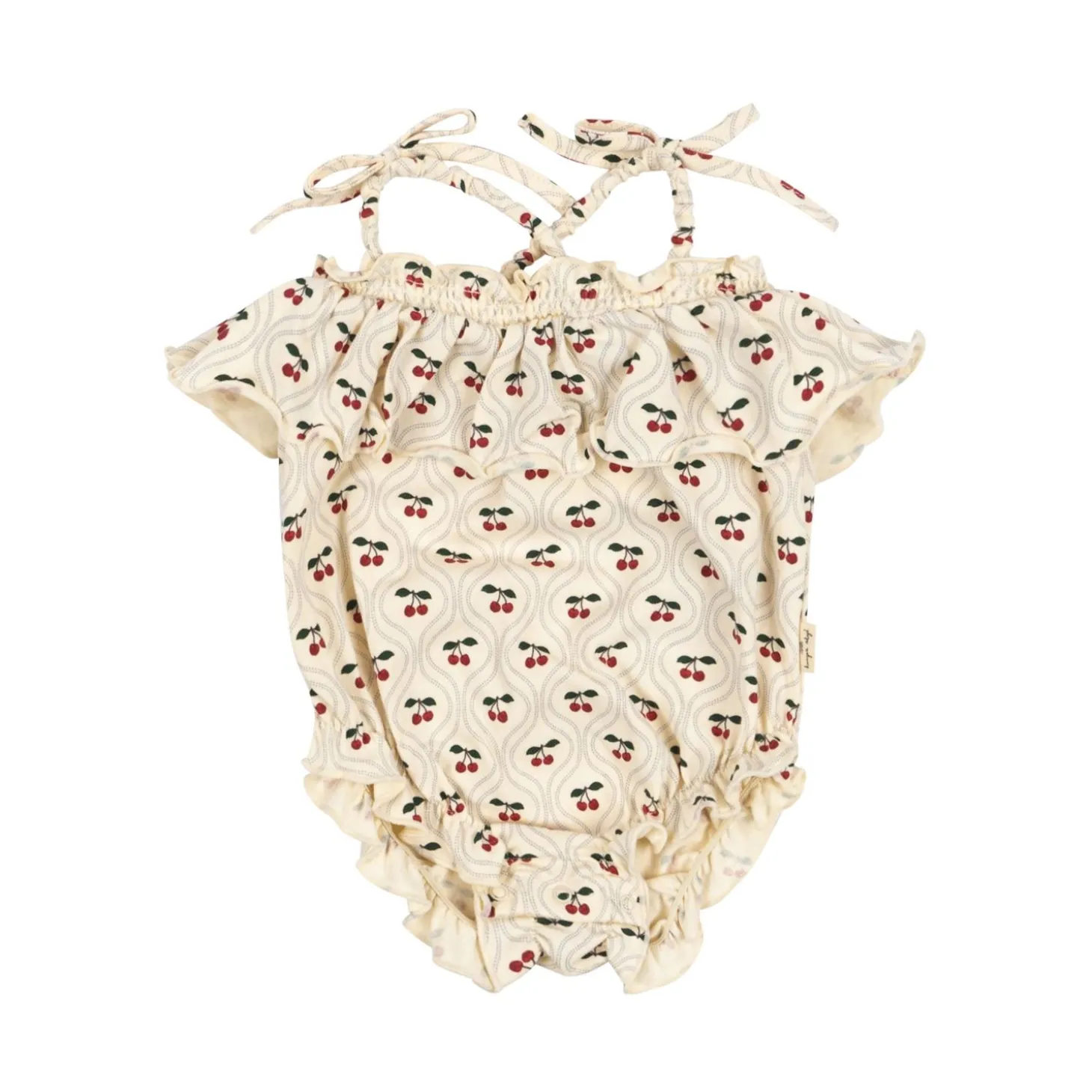Konges Sløjd Lin Romper - Cherry Motif*Born Heldragter