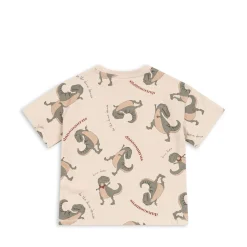 Konges Sløjd Lin T-Shirt - Dansosaurus*Born Overdele