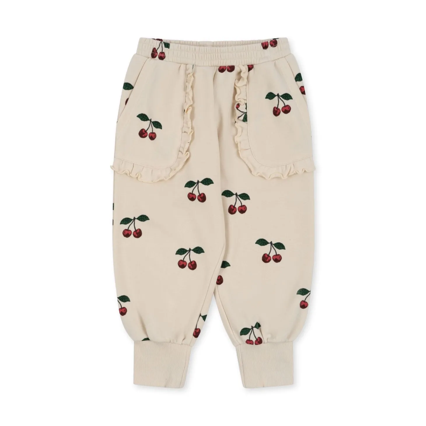 Konges Sløjd Lou Bukser Med Flaeser - Ma Grande Cerise*Born Strik & Sweats