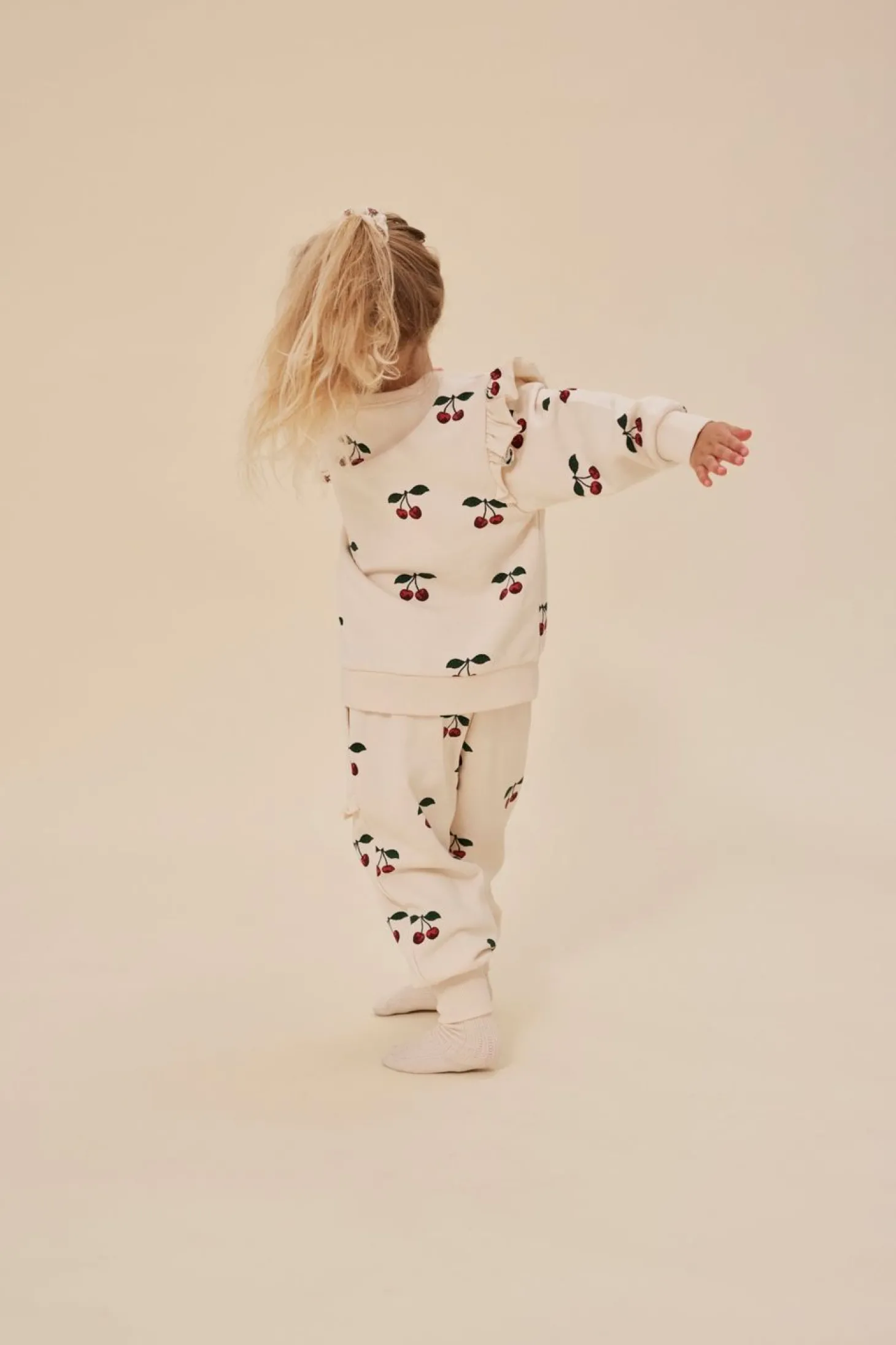 Konges Sløjd Lou Bukser Med Flaeser - Ma Grande Cerise*Born Strik & Sweats