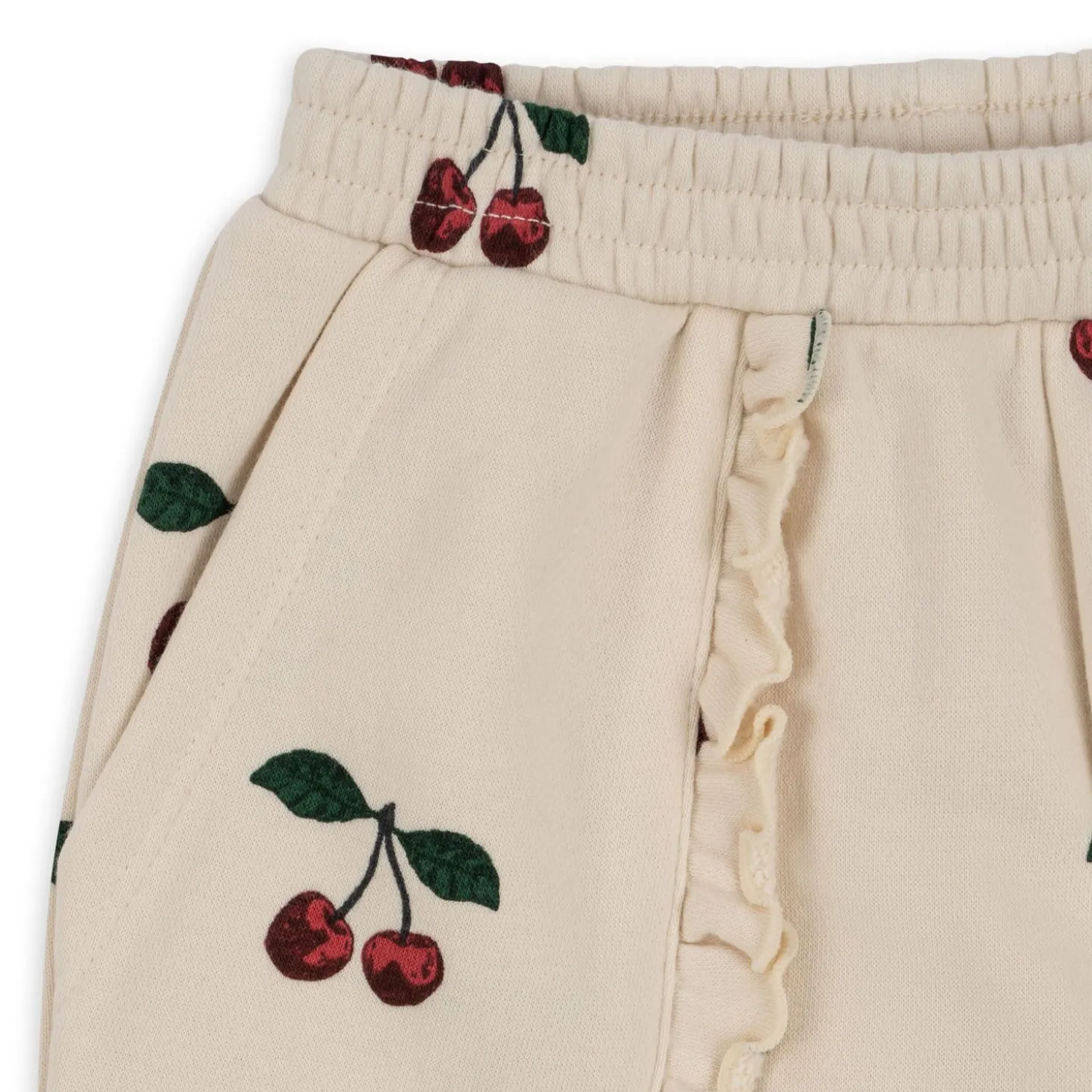 Konges Sløjd Lou Bukser Med Flaeser - Ma Grande Cerise*Born Strik & Sweats