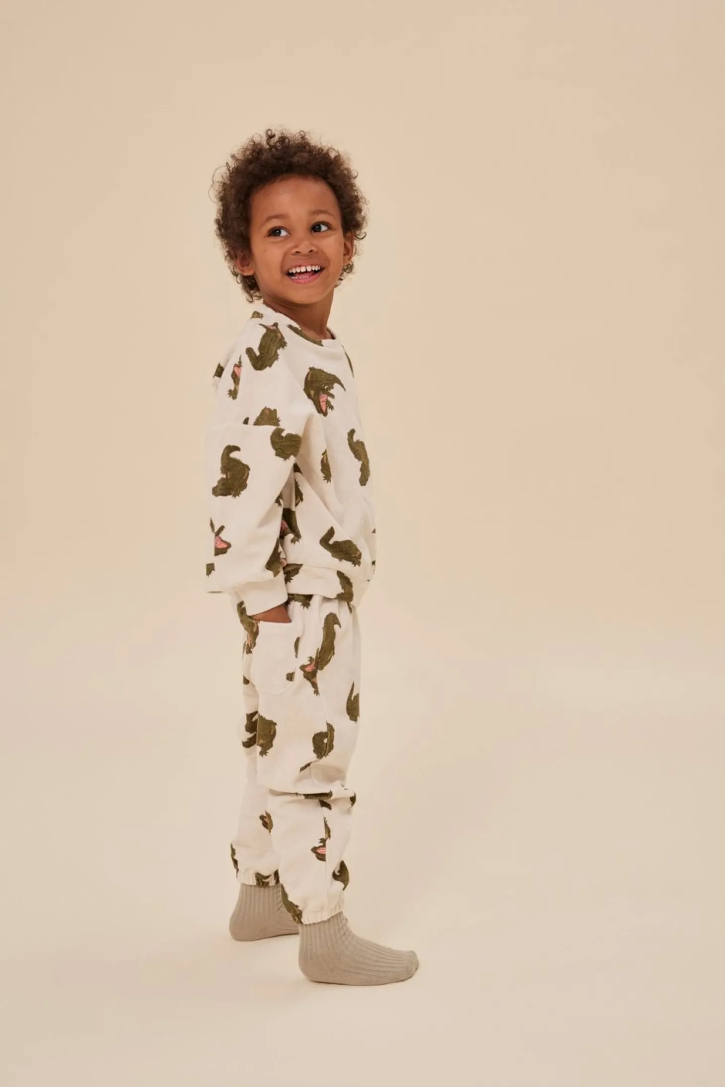 Konges Sløjd Lou Joggingbukser - Crocodile*Born Strik & Sweats
