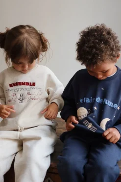 Konges Sløjd Lou Sweatshirt - Grey Melange*Born Overdele
