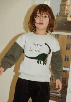Konges Sløjd Lou Sweatshirt - Off White Melange*Born Overdele
