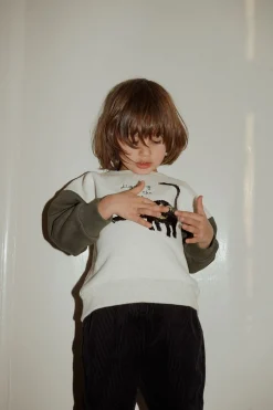 Konges Sløjd Lou Sweatshirt - Off White Melange*Born Overdele