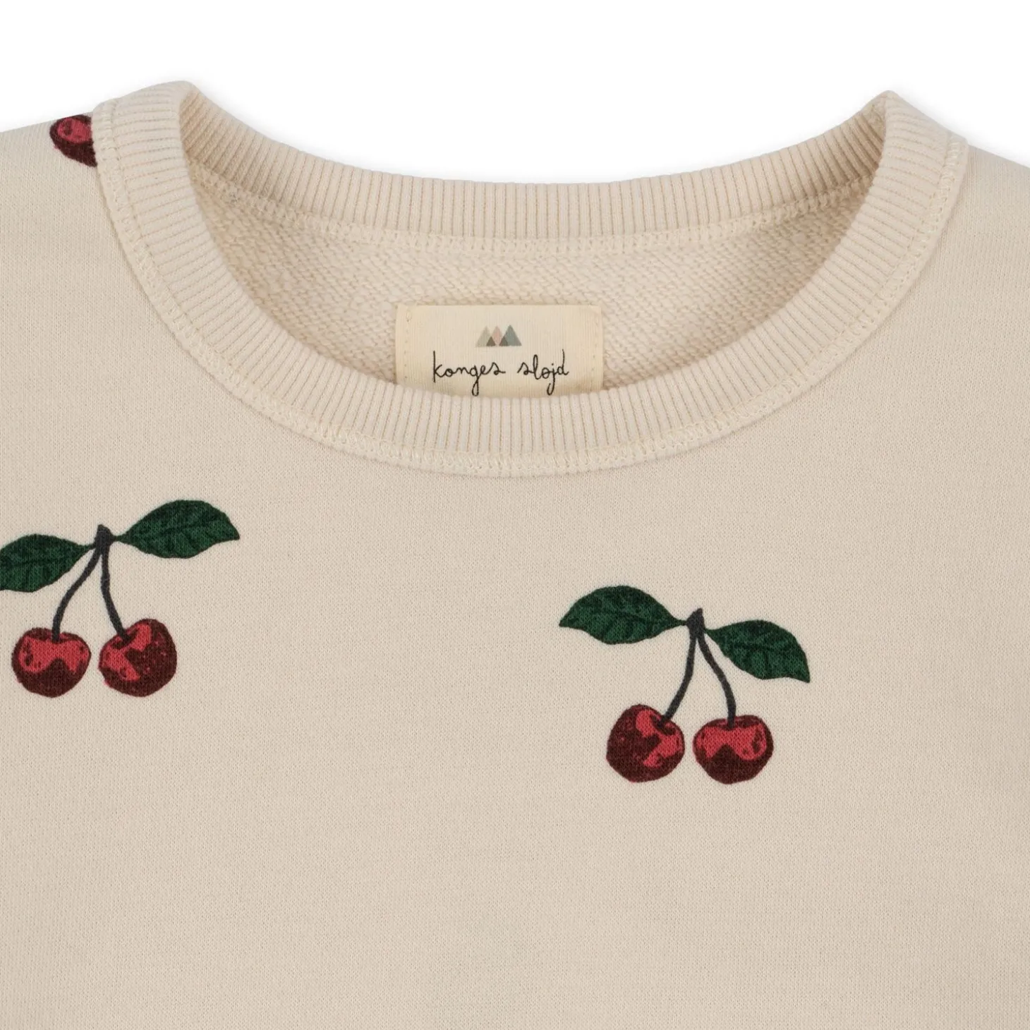 Konges Sløjd Lou Sweatshirt Med Flaeser - Ma Grande Cerise*Born Overdele