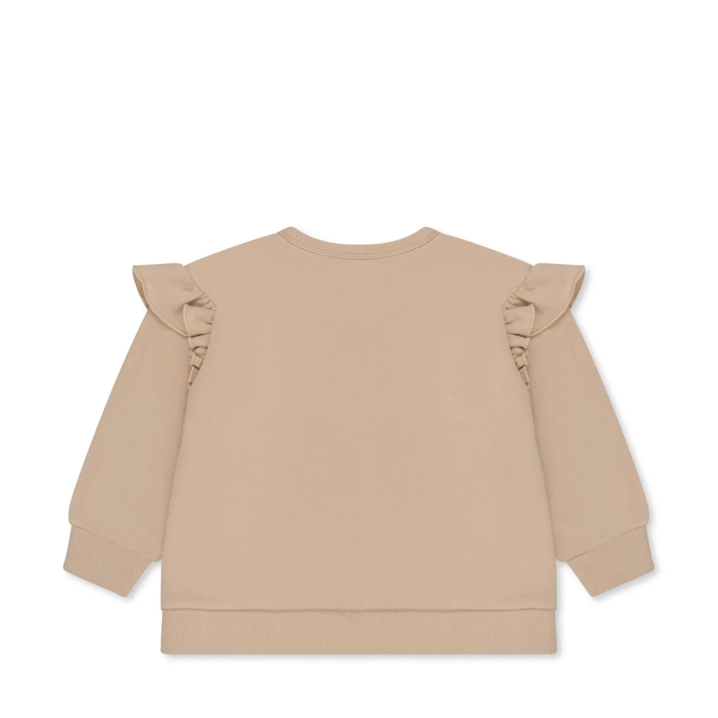 Konges Sløjd Lou Sweatshirt Med Flaeser - Smoke Gray*Born Overdele