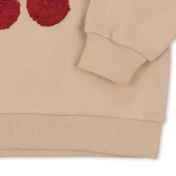 Konges Sløjd Lou Sweatshirt Med Flaeser - Smoke Gray*Born Overdele