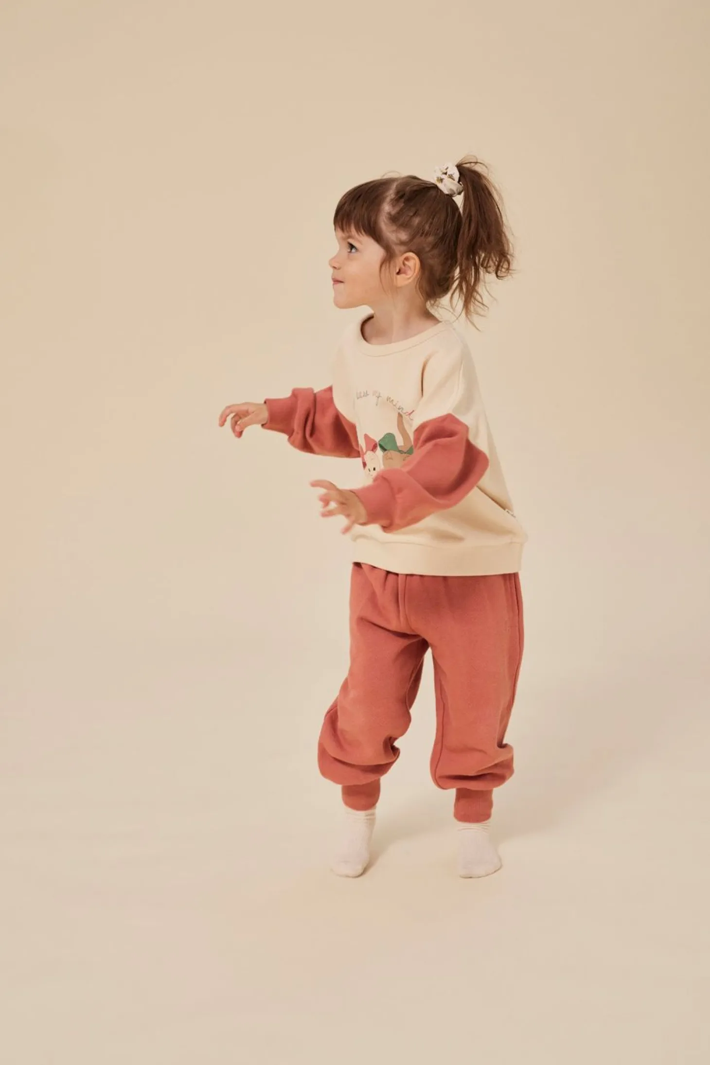 Konges Sløjd Loupy Lou Joggingbukser - Canyon Rose*Born Strik & Sweats