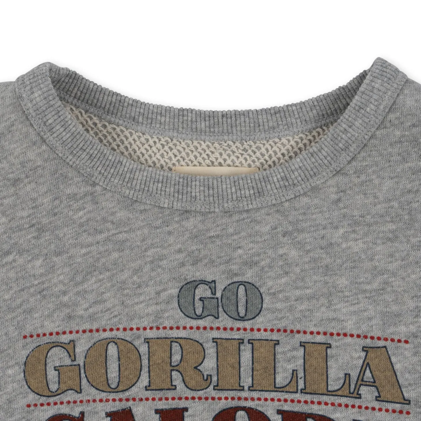 Konges Sløjd Loupy Lou Sweatshirt - Grey Melange*Born Overdele