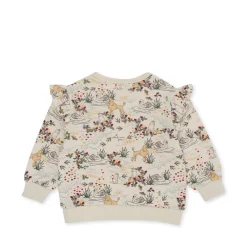 Konges Sløjd Loupy Lou Sweatshirt Med Flaeser - Mizumi*Born Overdele