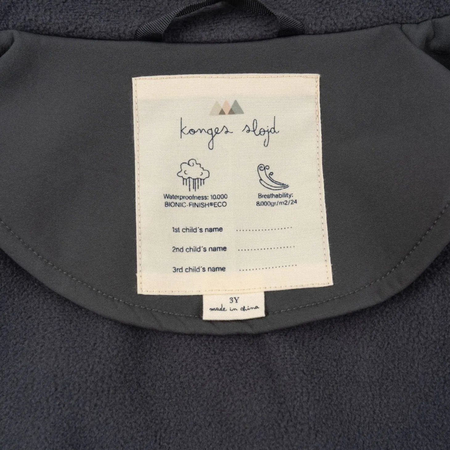 Konges Sløjd Lune Softshell Jakke - Magnet*Born Jakker