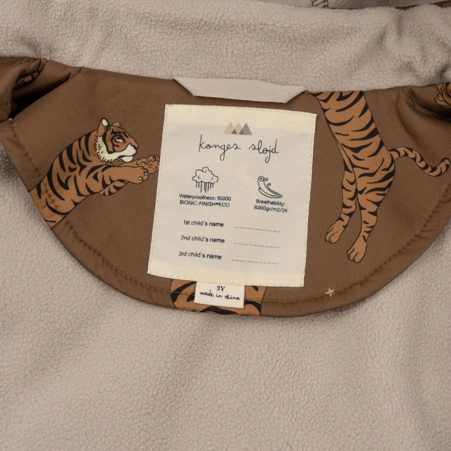 Konges Sløjd Lune Softshell Saet - Tiger*Born Jakker