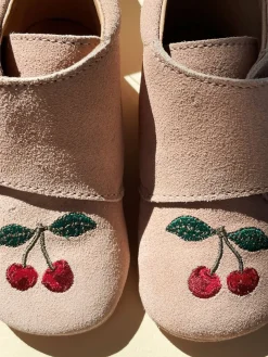 Konges Sløjd Mamour Broderede Futter - Dusty Pink*Born Prewalkers