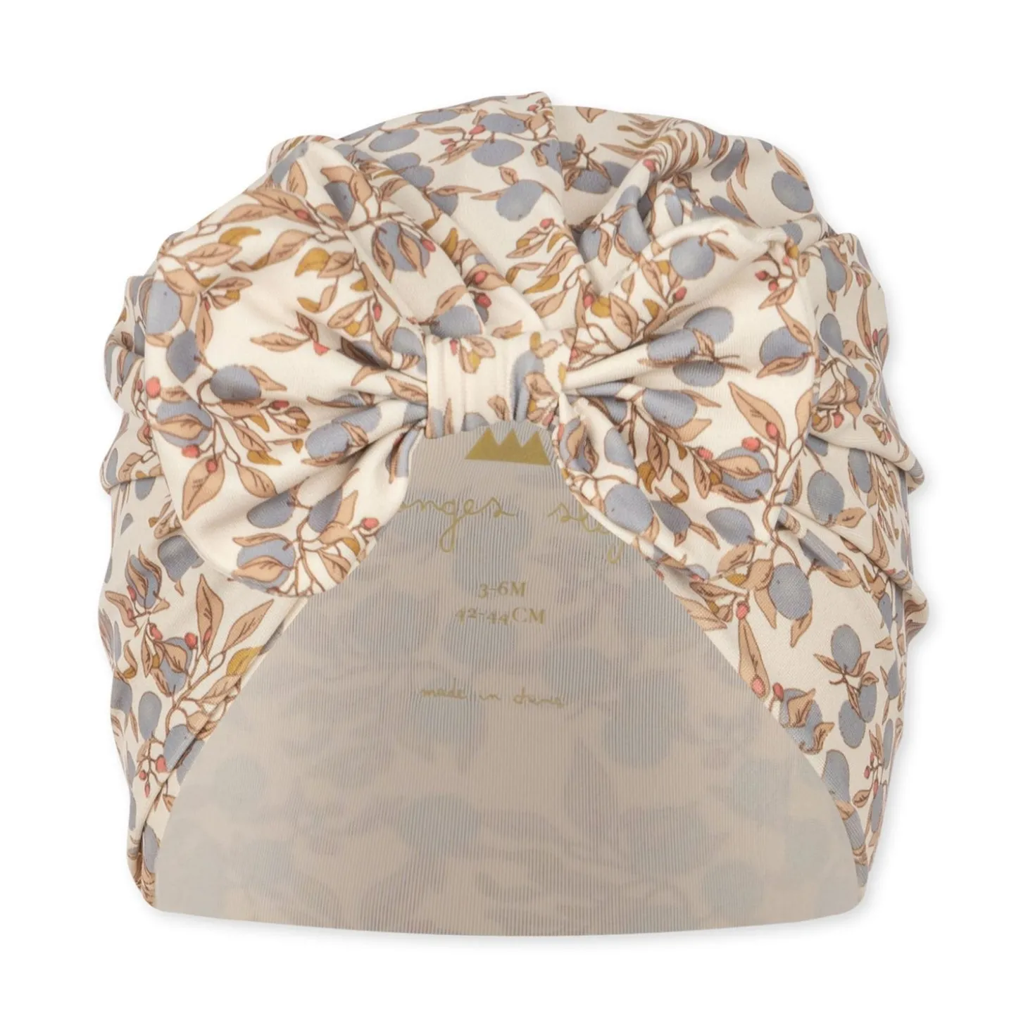 Konges Sløjd Manuca Badeturban - Orangery Blue*Born Hatte & Huer
