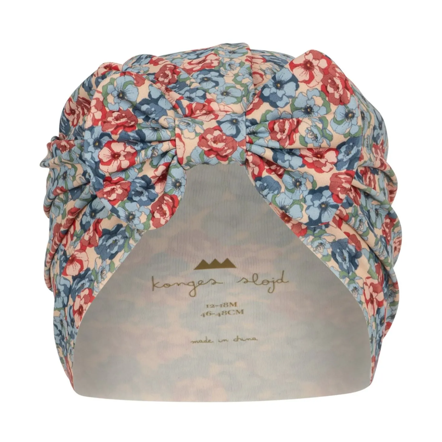 Konges Sløjd Manuca Badeturban - Rosie Blue*Born Hatte & Huer