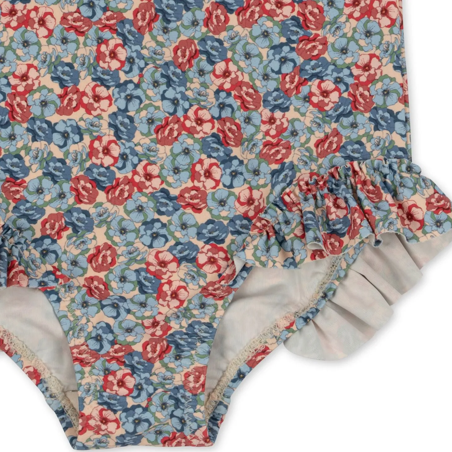 Konges Sløjd Manuca Ls Badedragt - Rosie Blue*Born Badedragter & Bikinis