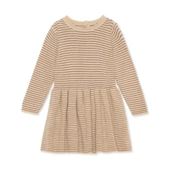 Konges Sløjd Meo Strik Kjole - Peppercorn Stripe*Born Kjoler & Nederdele