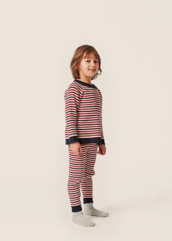 Konges Sløjd Meo Strikket Bluse - Navy Stripe*Born Overdele