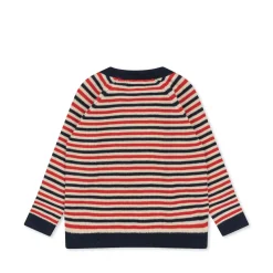 Konges Sløjd Meo Strikket Bluse - Navy Stripe*Born Overdele