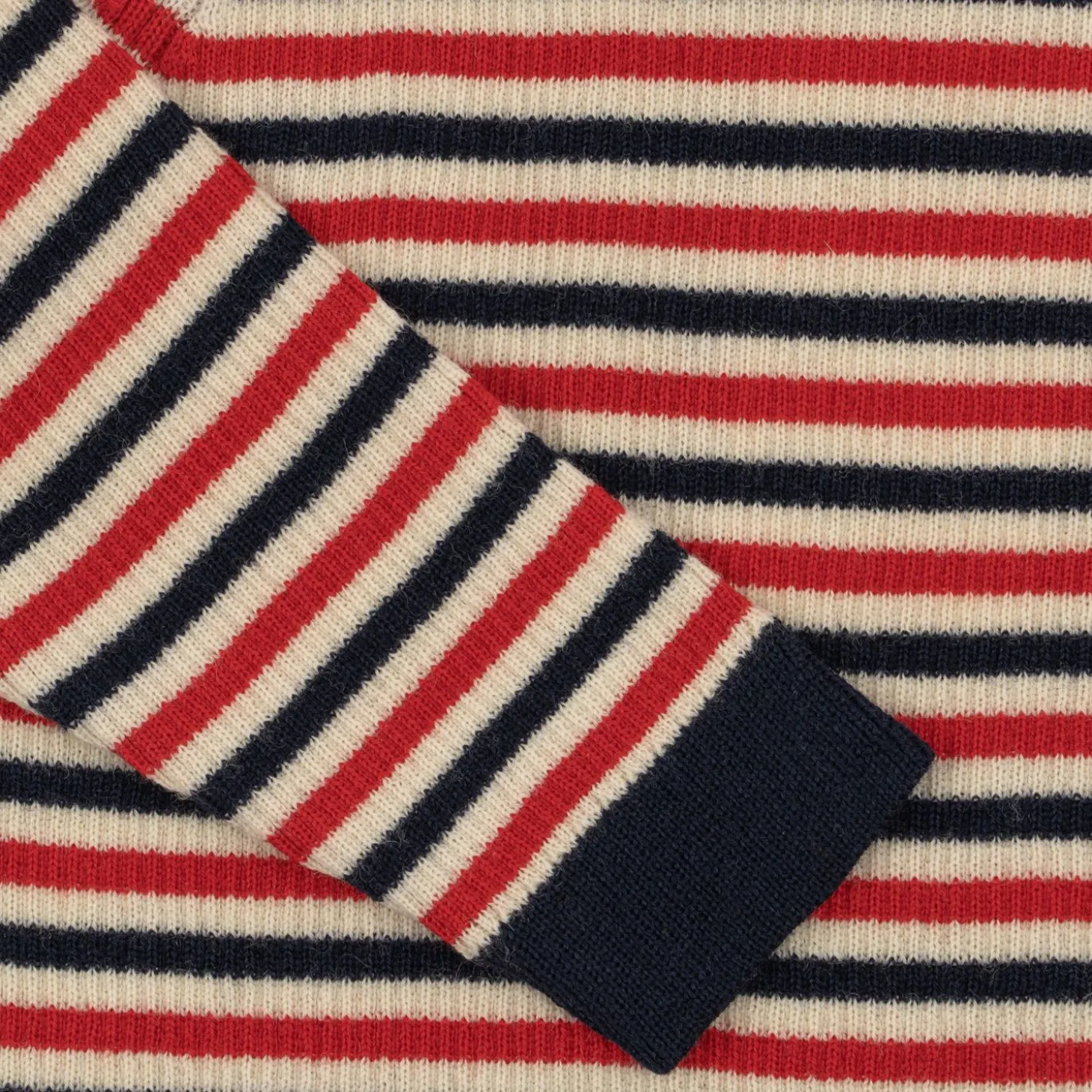 Konges Sløjd Meo Strikket Bluse - Navy Stripe*Born Overdele