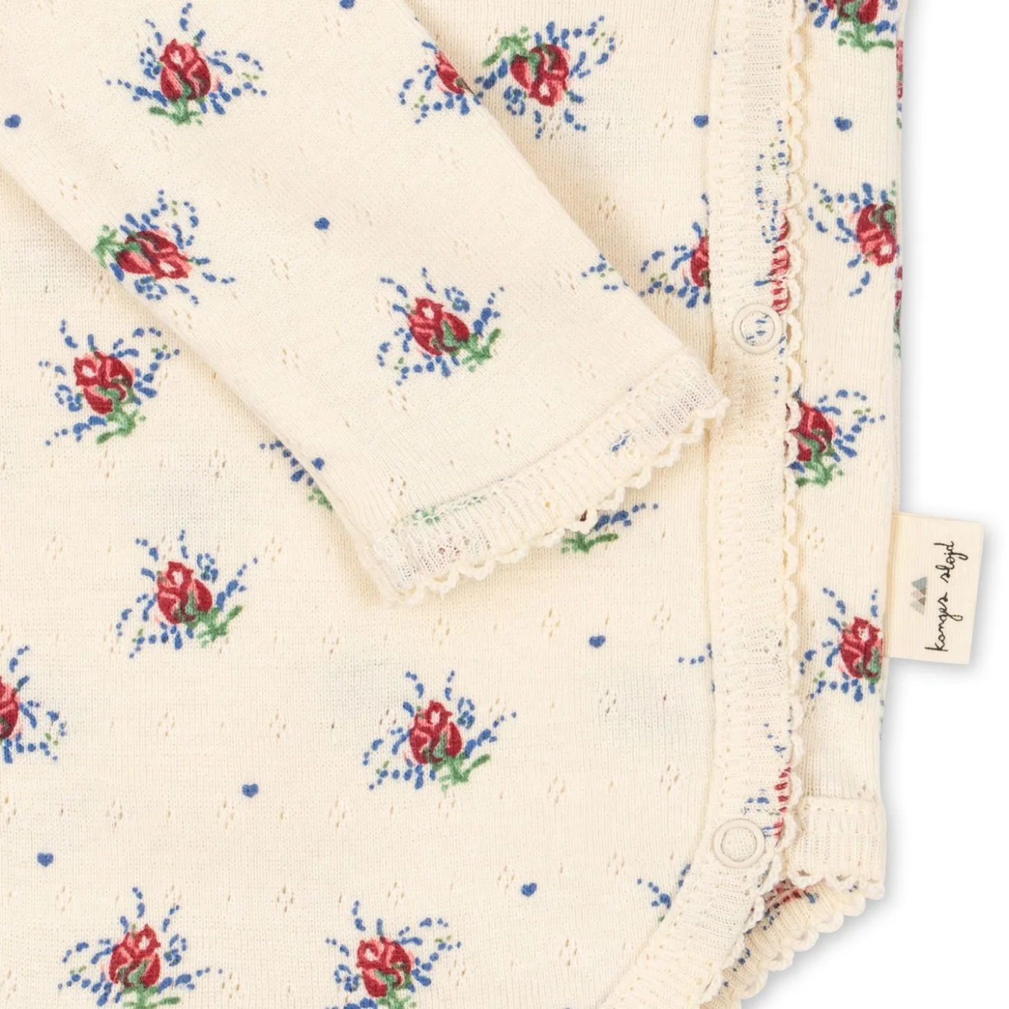 Konges Sløjd Minnie Bodystocking Til Nyfodte, - Vita Rosa Mini*Born Bodyer