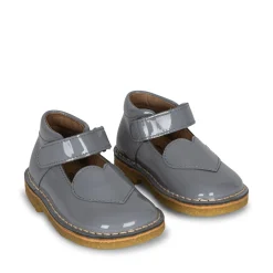 Konges Sløjd Minnie Coeur Patent Shoes - Quarry Blue*Born Sandaler