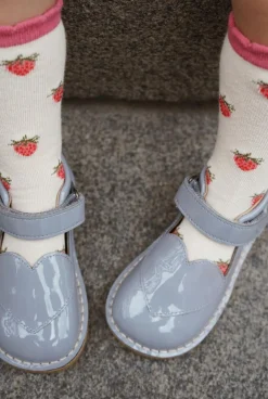 Konges Sløjd Minnie Coeur Patent Shoes - Quarry Blue*Born Sandaler