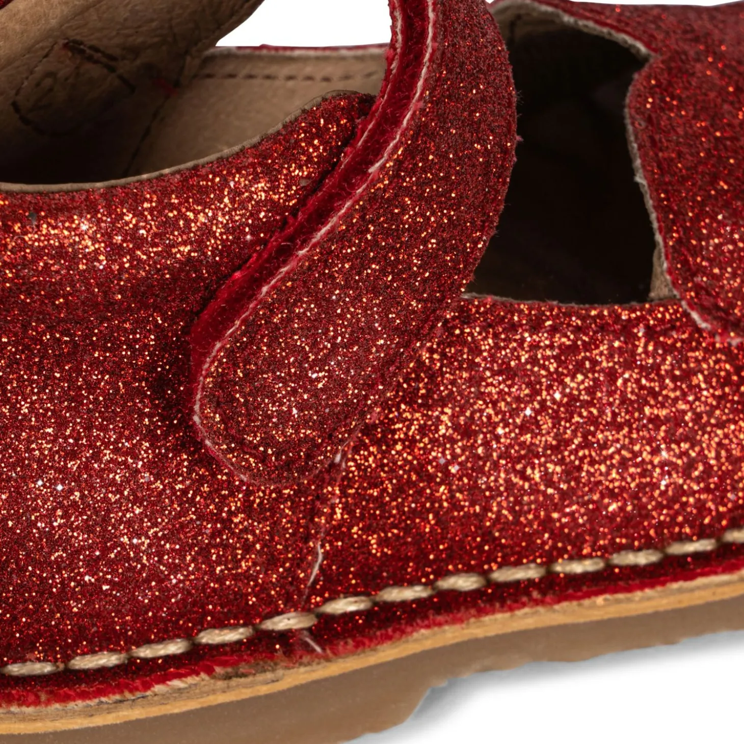 Konges Sløjd Minnie Glimmersko Med Hjerte - Christmas Red*Born Sko & Sneakers