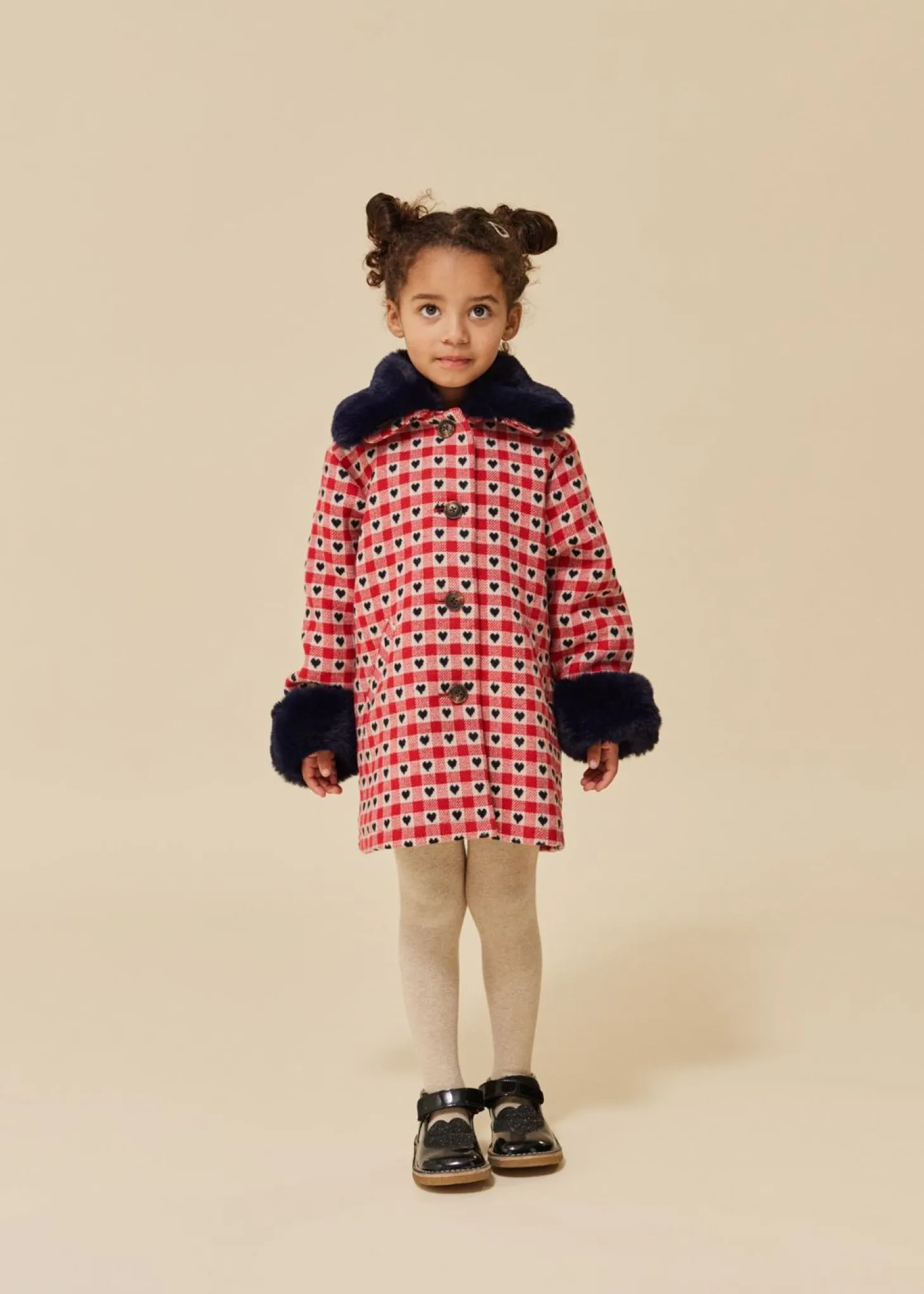 Konges Sløjd Minnie Sko I Lakeret Laeder Med Hjerte - Black*Born Sko & Sneakers
