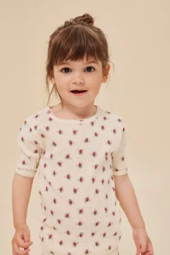 Konges Sløjd Minnie Ss Bluse - Vita Rosa Mini*Born Overdele