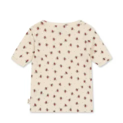 Konges Sløjd Minnie Ss Bluse - Vita Rosa Mini*Born Overdele