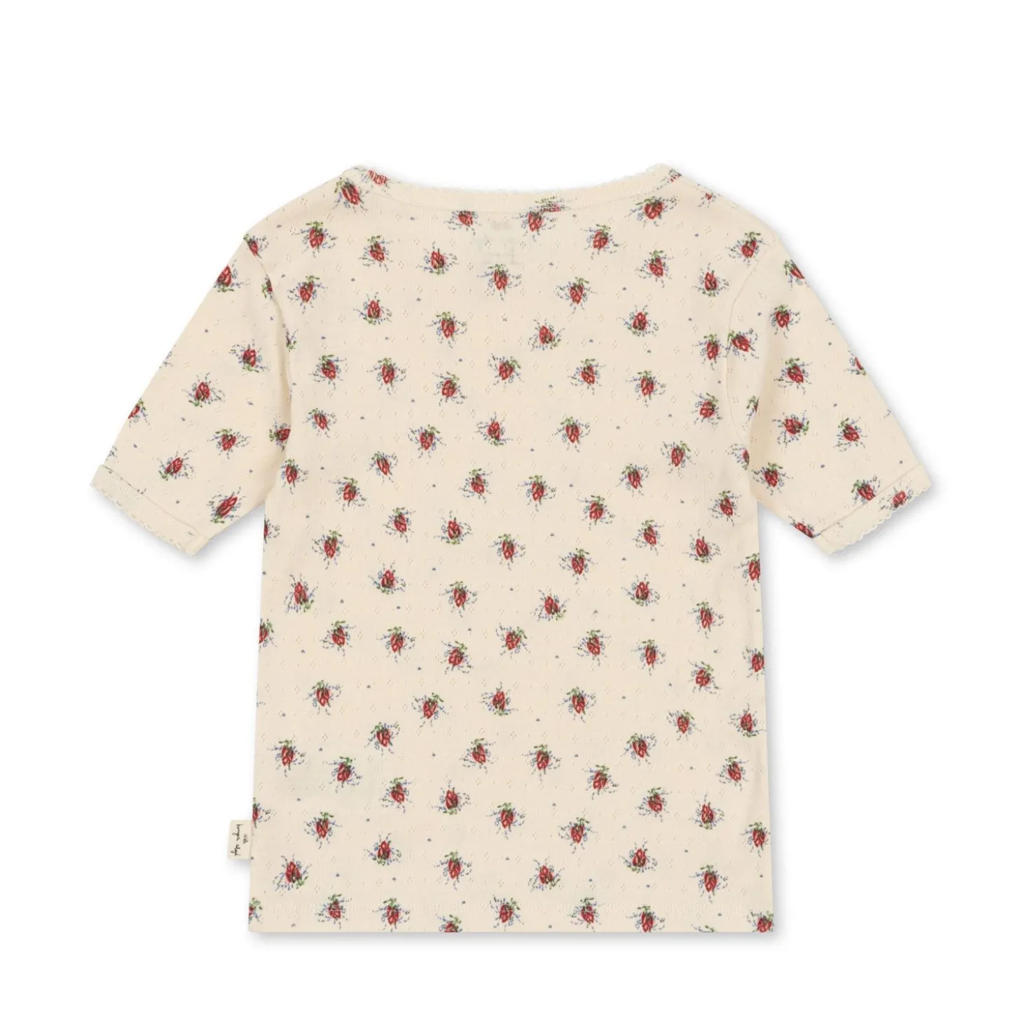 Konges Sløjd Minnie Ss Bluse - Vita Rosa Mini*Born Overdele