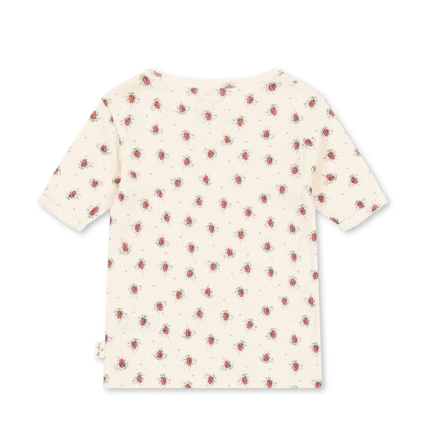 Konges Sløjd Minnie Ss Bluse - Vita Rosa Mini*Born Overdele