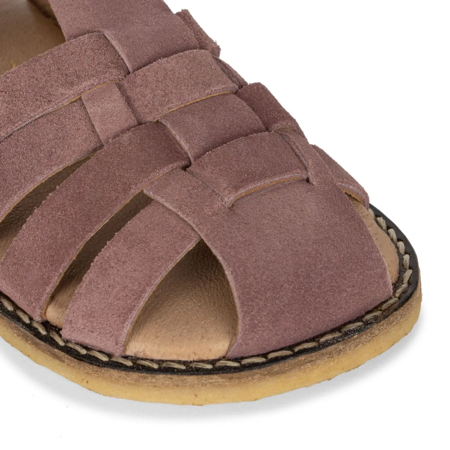 Konges Sløjd Minou Strap Sandals Suede - Brown Rose*Born Sandaler