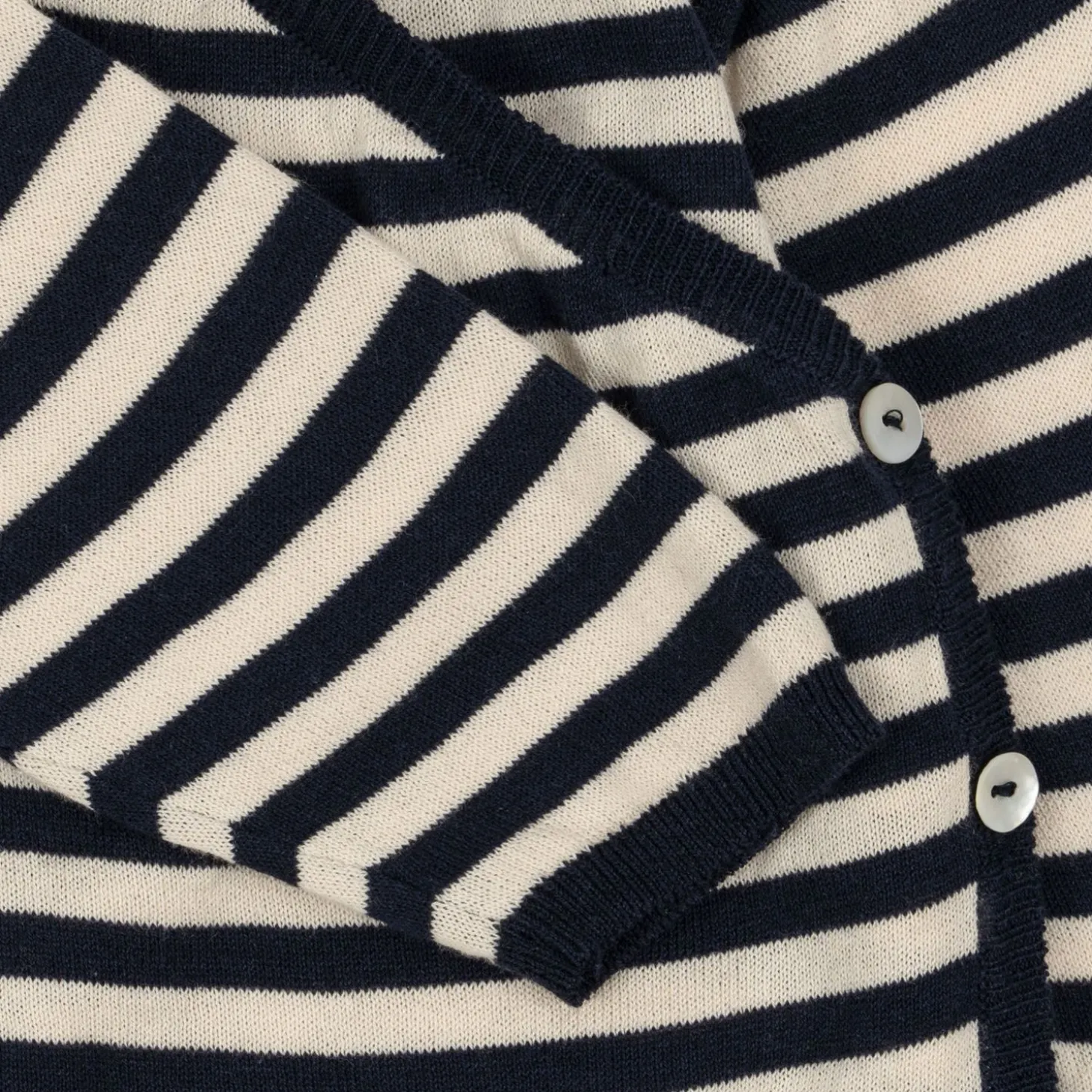 Konges Sløjd Minu Striksaet Gots - Navy Stripe*Born Cardigans