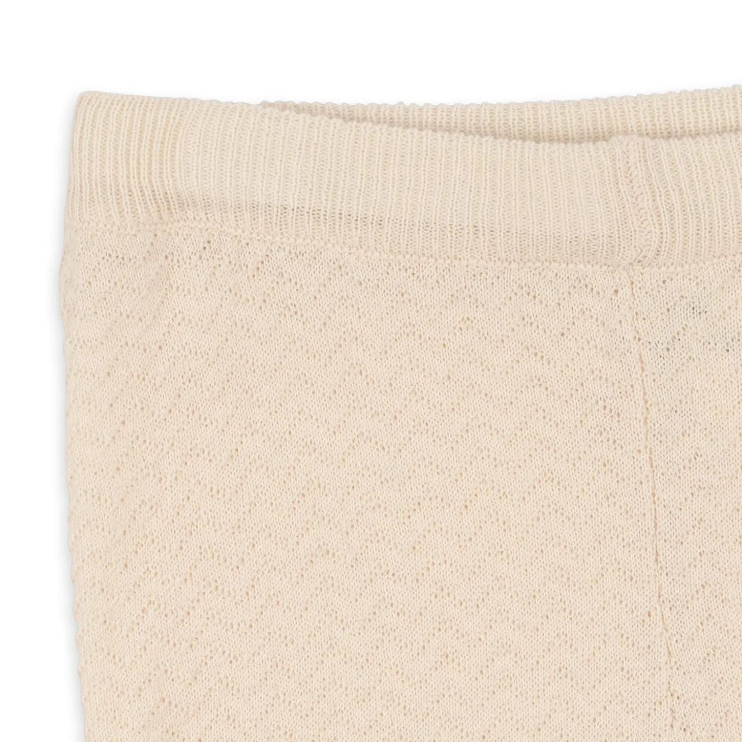 Konges Sløjd Minu Striksaet Med Hulmonster Gots - White Swan*Born Cardigans